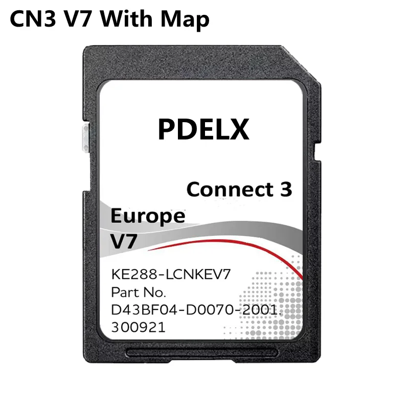 Nissan Connect 3 V7 2022 Sat Nav Map LCN3 SD Card Juke Qashqai Brand Europe Version Update