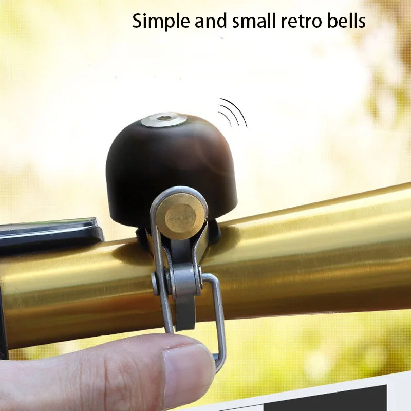 Bicycle Brass Bell Bicycle Bell Vintage Brass Bell Small Bell Mountain Bike Horn Dead Flying Bike Riding Equipment