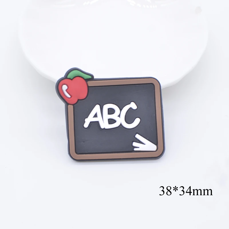 10Pcs NEW Large Simulation Stationery Soft Rubber Flatback Cabochon Scrapbook Kawaii DIY Embellishments Accessories