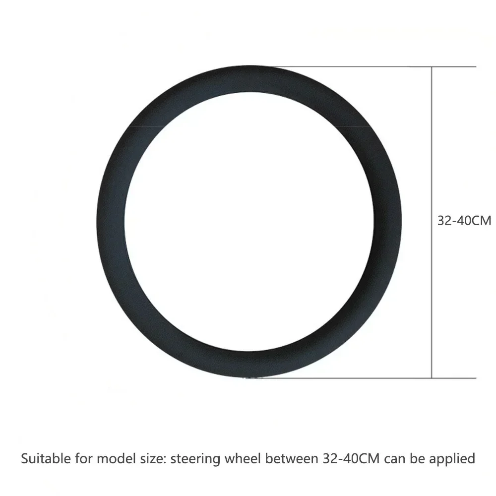 Anti-Slip Silicone Steering Wheel Cover - Universal Fit, Soft & Odorless Fits 14''/15''/16'' Wheels, Durable & All-Season image 5
