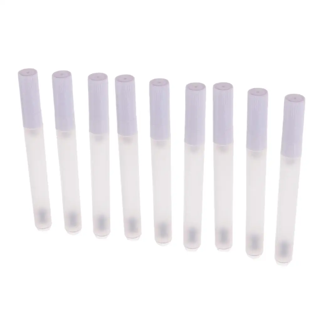 Artist Refill Marker Pen Tube Empty Medium Tips Fine Ink for Watercolor Acrylic Painting Drawing Pen