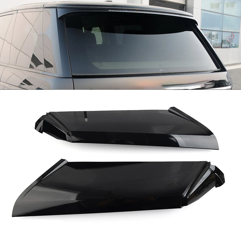 Moulures de finition de pilier D extérieur arrière, 2 pièces, noir brillant, pour Land Rover Range Rover 2013-2021 LR076492 LR048124