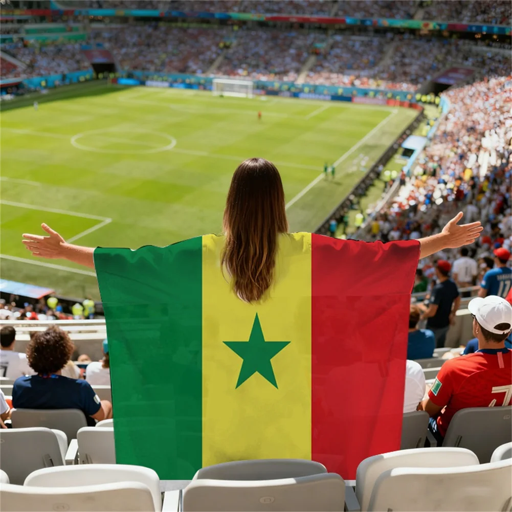 For 2026 World-Cup Football Flag,Football Games Decoration Flag,Fan Cloak Flag,Cheering Supplies For Fans From Various Countries