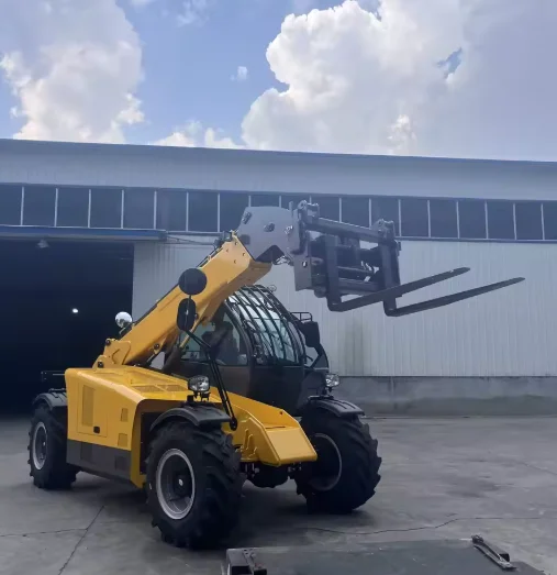 Customized 6-18m Lifting Height 4x4 Driving Telehandler Rough Terrain Telescopic Boom Forklift Diesel Forklift Four Wheel