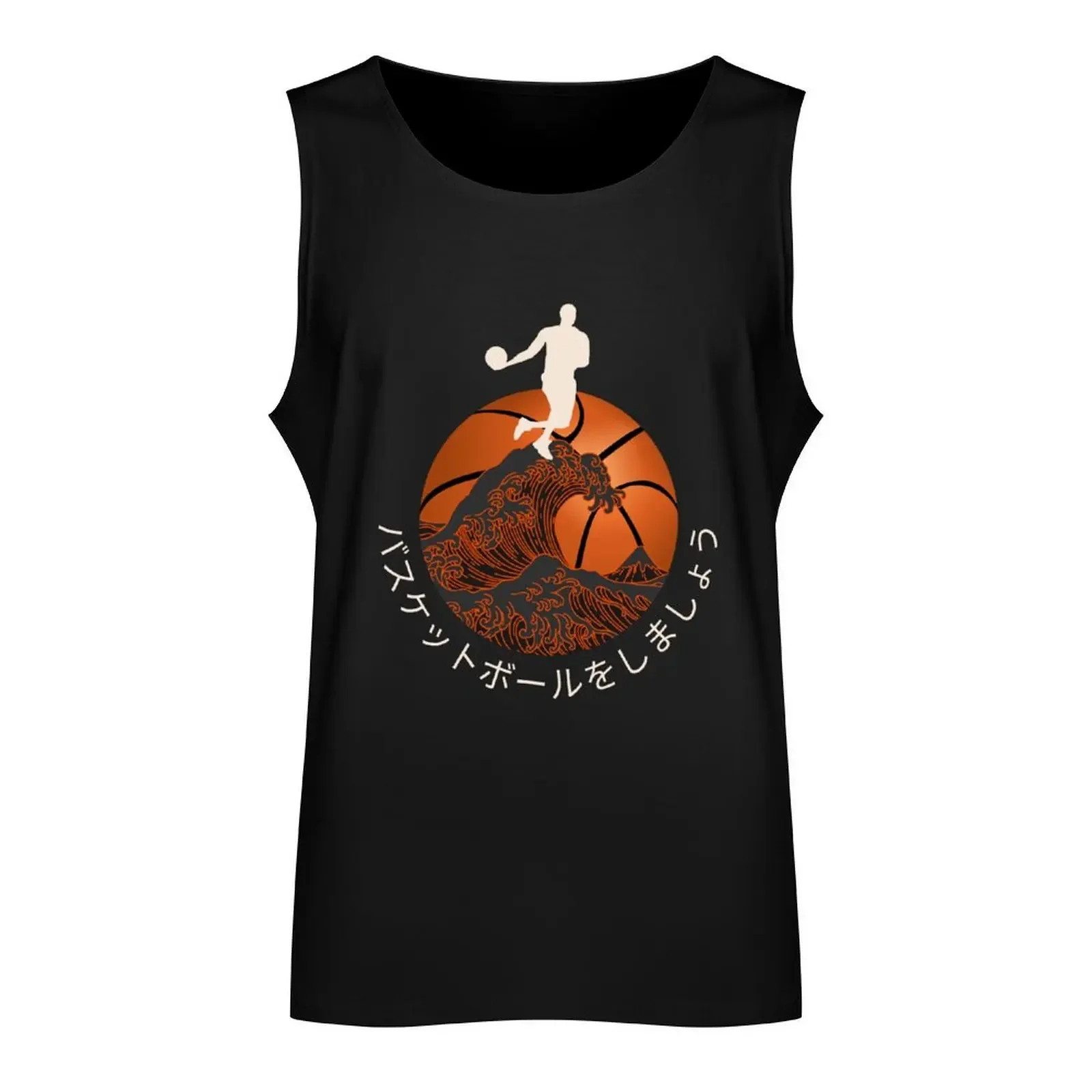 Let's play basketball Great Wave Japanese Art Tank Top man sexy?costume men clothing best selling products