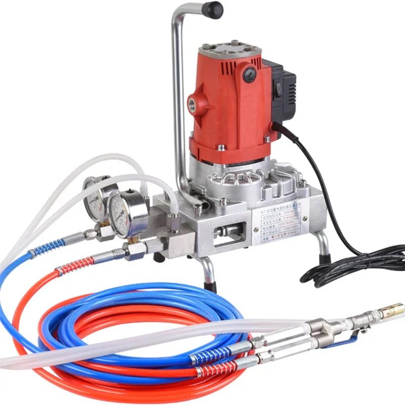 Free Smashing Brick Grouting Plugging Water-Curing High-Pressure Double Liquid Acrylate Grouting Machine Water-Curing Material
