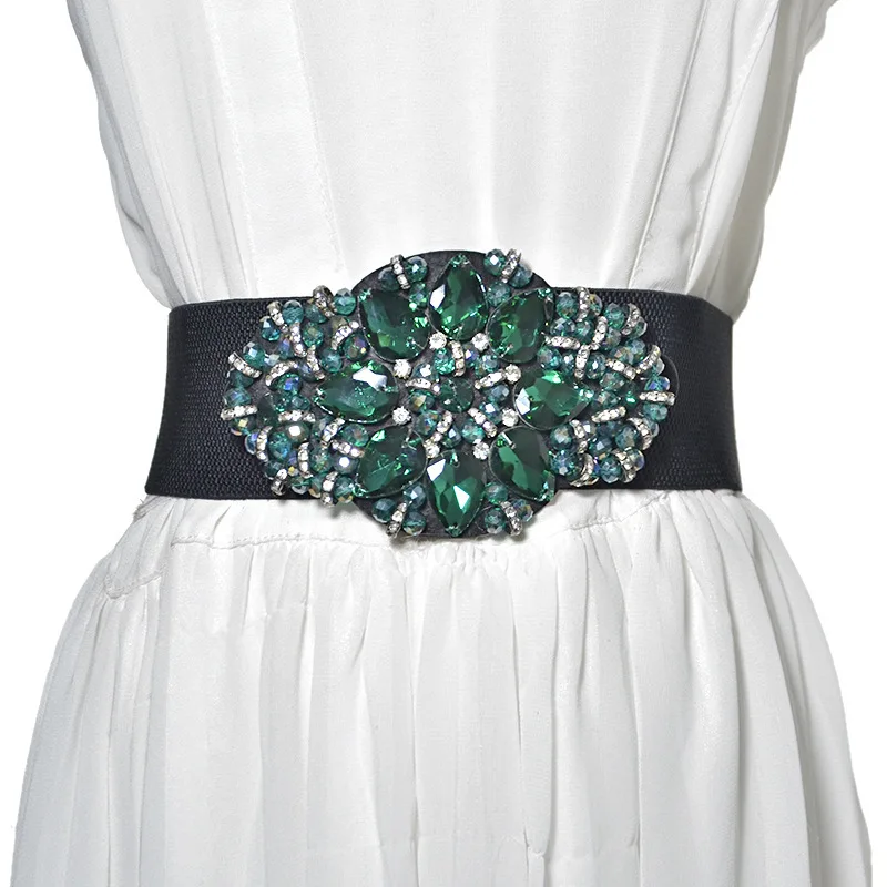 cinto-largo-feminino-com-cristais-coloridos-e-contas-de-strass-para-vestidos