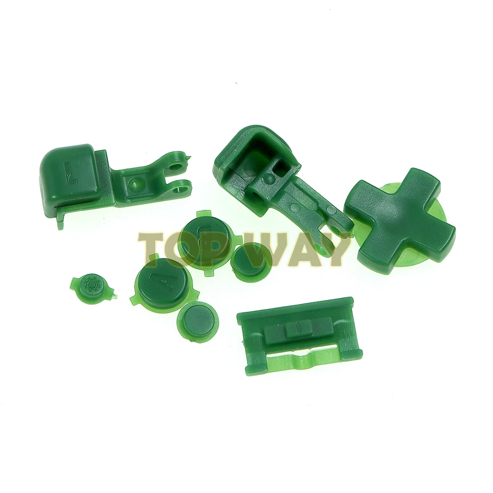 20 مجموعات ل GameBoy Advance SP GBA SP البلاستيك مجموعة أزرار كاملة ل GBA SP A B حدد بدء تشغيل/إيقاف L R أزرار عدة D الوسادة