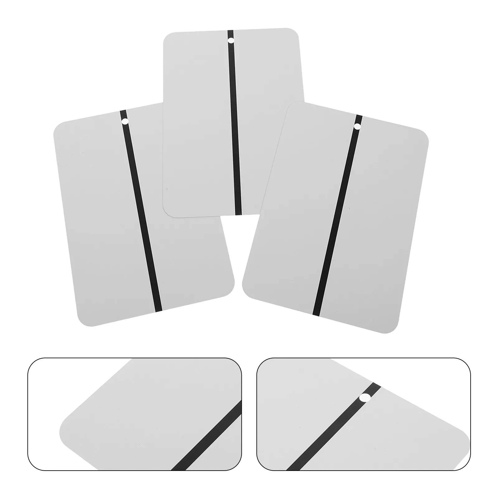 

10Pcs Automotive Aluminum Spray Out Color Test Panels for Car Paint Matching Refinishing Sample Cards Spray Out Aluminum Cards