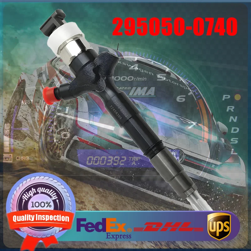 

Common Rail Injector 295050-0740 23670-30420 Fuel Injector for Toyota Hilux 1KD-FTV 2KD-FTV D-4D Diesel Engine