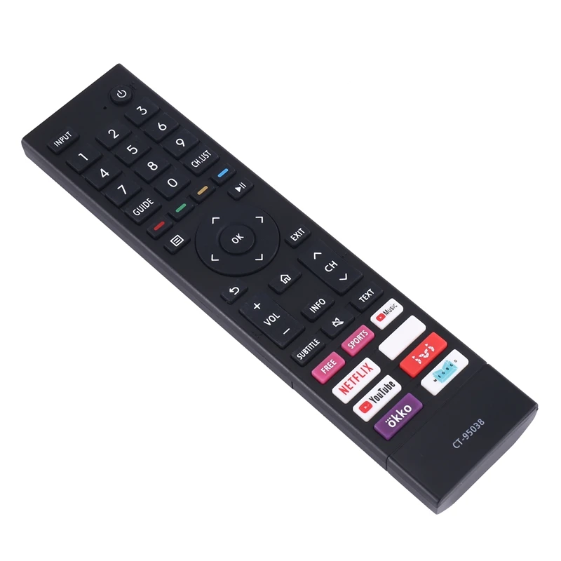 ABUO CT-95038 Remote Control Replacement for Toshiba TV Remote Control