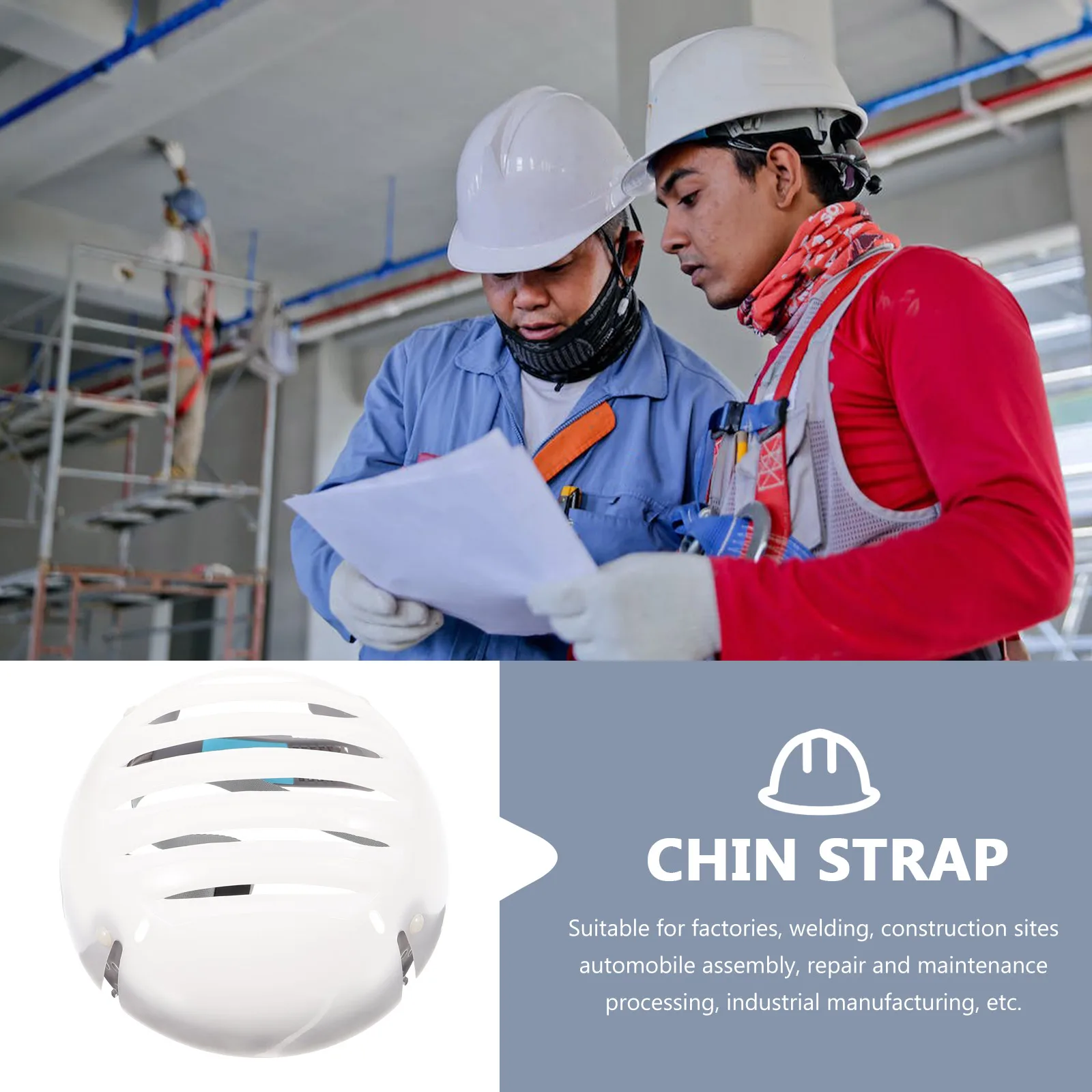 

Universal Bump Cap Insert 1PC White Gray Safety Liner Breathable Vented Hard Hat Protector Plastic Industrial Workshop