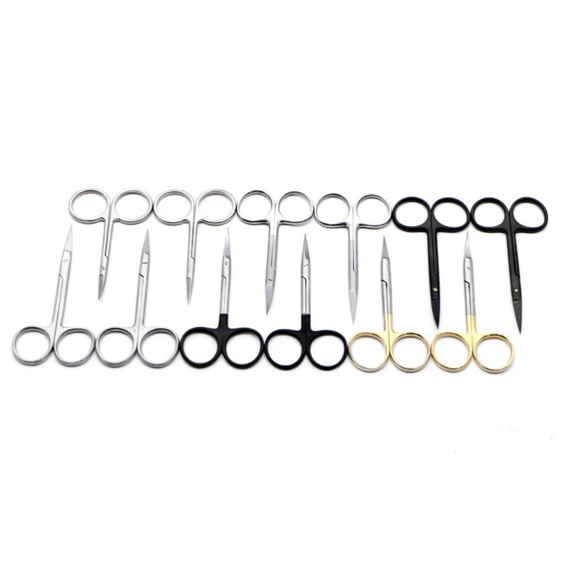 Tesoura médica korean para pálpebra dupla, ferramentas e instrumentos cirúrgicos, korean, remoção de su, instrumento oph