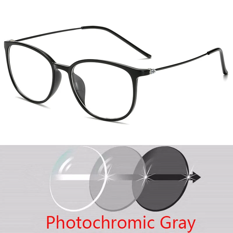 고양이 눈 광변색 독서 안경 남성 금속 원시 안경 여성 노안 안경 1.0 1.5 2.0 2.5 3.0 ~ 6.0