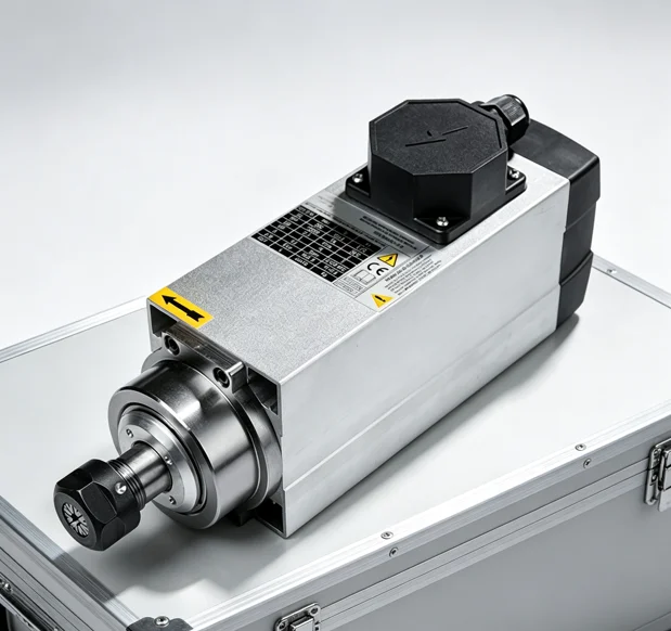Hongyang Woodworking Square Air Cooled Spindle High Speed CNC Engraving Machine Spindle Motor