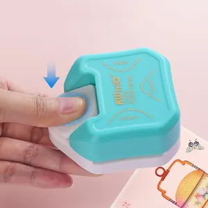 أجهزة الزاوية المستديرة متعددة الزوايا ، قطع الورق ، جهاز النقش ، DIY اليدوي ، القاطع الدائري ، 3 في 1 أفضل 12 آلة قوادة الورق للمبيعات - No2