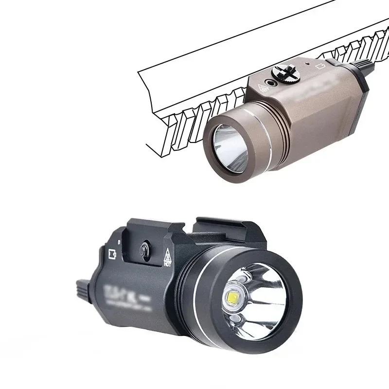 Flshlight tactique 800 lumens avec clés de localisation sur Rail, accessoires pour pistolet sur Rail de 20mm, lumière pour fusil Airsoft, chasse en plein air