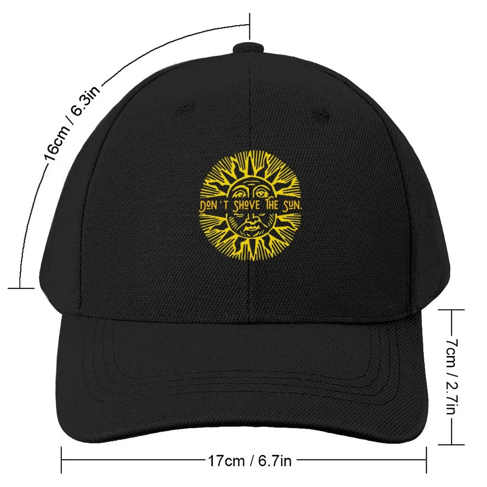 DON'T SHOVE THE SUN Baseball Cap Cosplay Wild Ball Hat Women Beach Fashion Men's