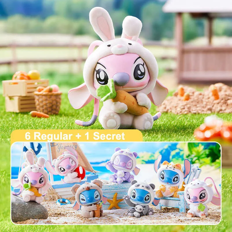 

MINISO Disney Stitch Animals Party Series слепая коробка Mystery Box Stitch фигурка Декор орнамент сумка-сюрприз подарки на день рождения
