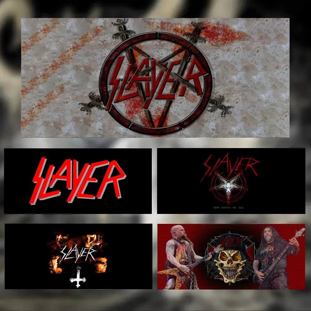 

Heavy Metal Band S-Slayer Mouse Pad Large Thick Desk Pad Stitched Edges Gaming Mouse Mat for PC