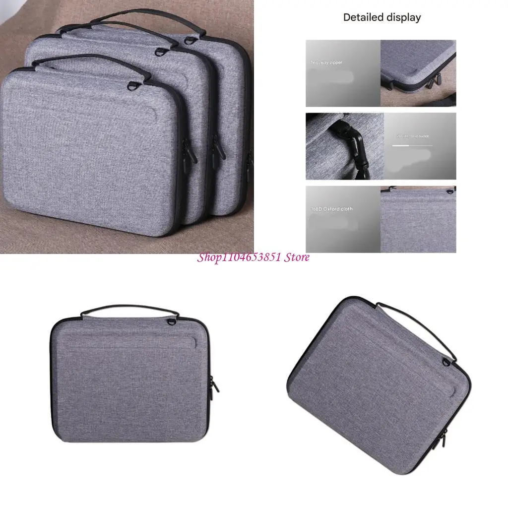 Lightweight Laptop Case With Ergonomic Handle Tablet Storage Bag Oxford Cloth 