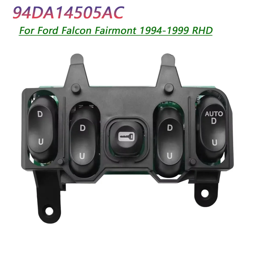 

Для Ford Falcon Fairmont 1994-1999: Кнопка управления электрическим стеклоподъемником (правый руль), запчасть FEF7510NAA 94DA14505AC