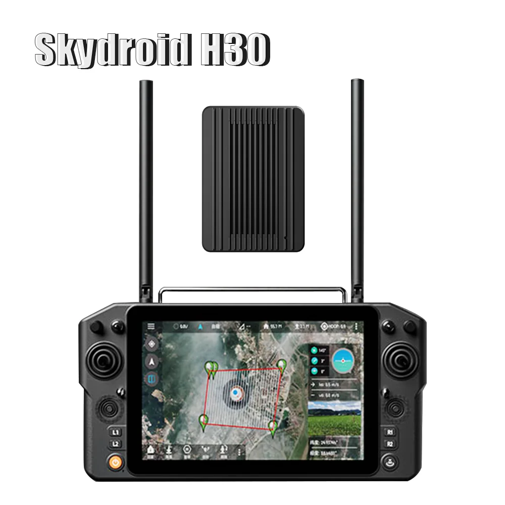 Skydroid H30 remote control,50KM Ultra Long Distance Agricultural Data and integrated 1080P image transmission ground station