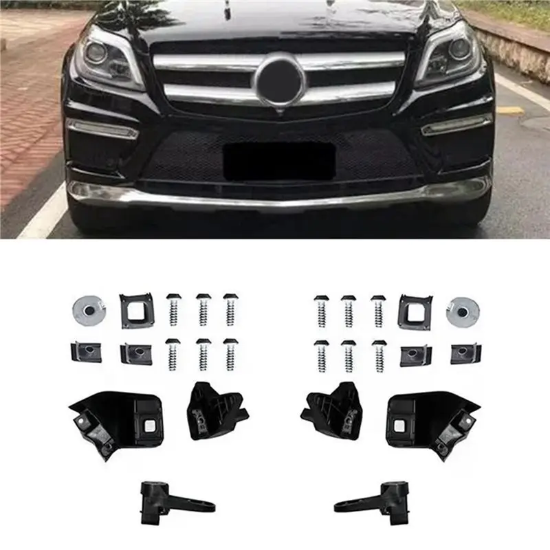 Car Front Headlight Bracket Repair Kit For GLS GL ML-Class W166 350 400 11-15 RS Mount A1668200614 R view 4