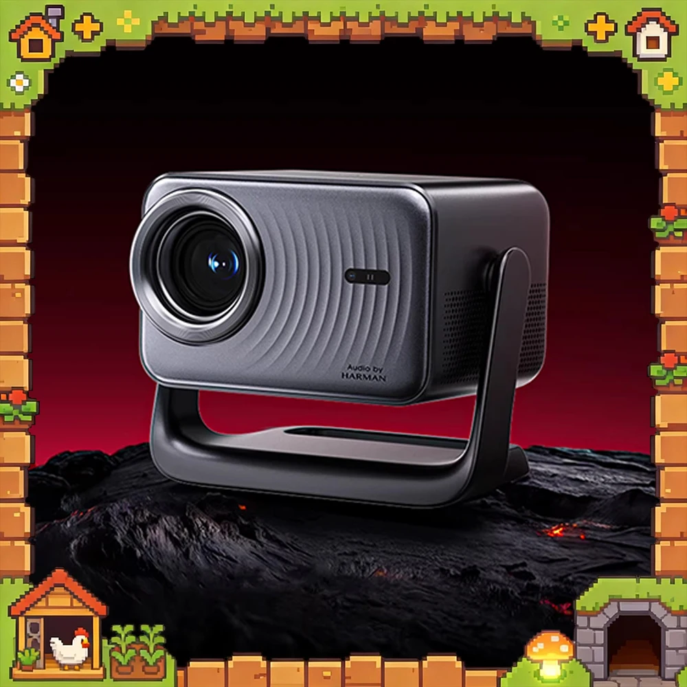 

Проектор HAQU H3 Ultra Max 1080P 1000 CVIA с адаптацией цвета к стене, контрастностью 3200:1, интеллектуальным обходом препятствий