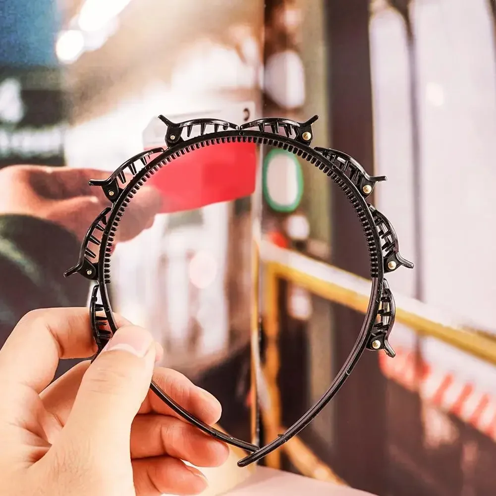 Unisex Alice Hairband Headband Men Women Sports Hair Band Hoop Metal Hoop Double Bangs Hairstyle Hairpin Hair Accessories 2024