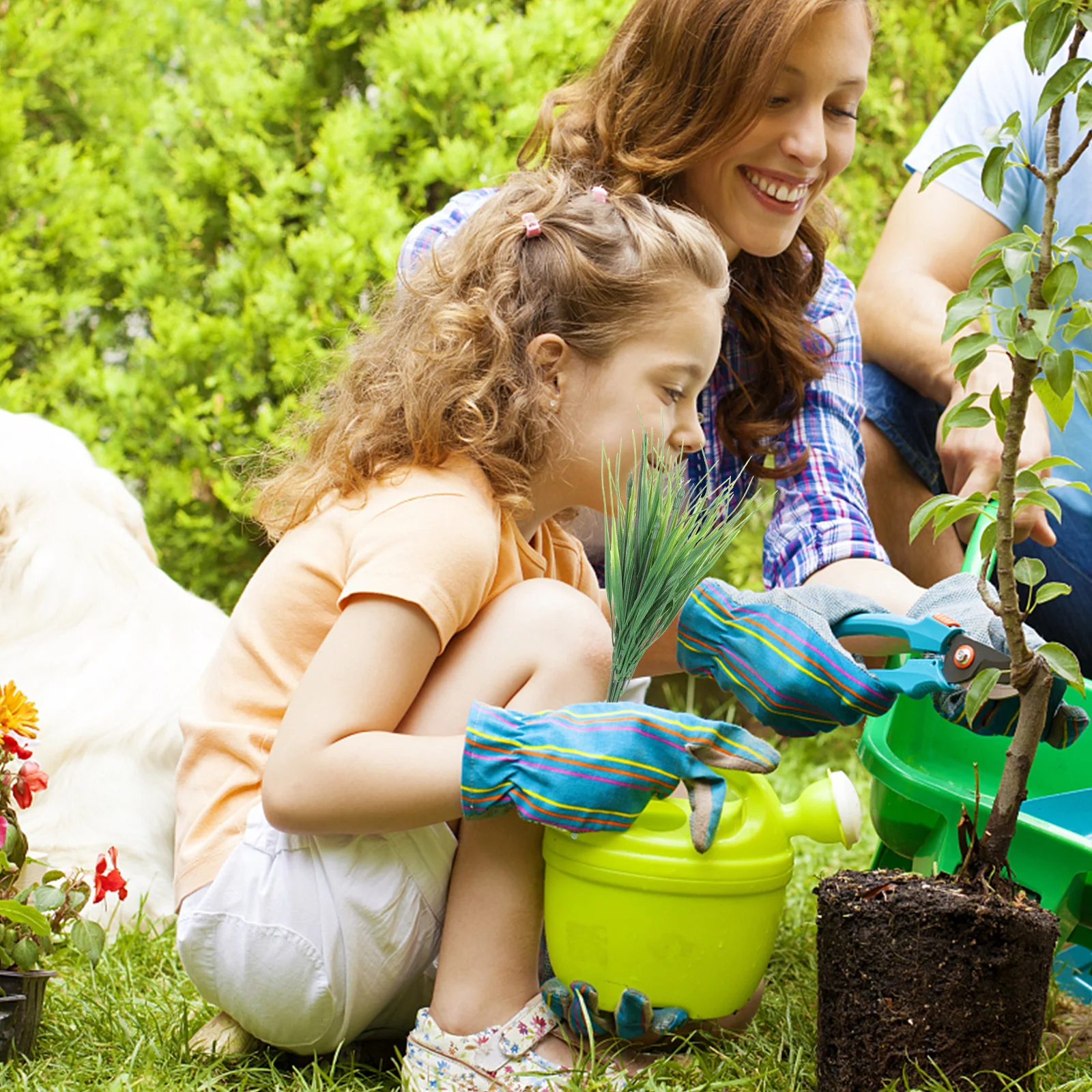 

10Pcs Realistic Artificial Spring Grass Decor Lifelike Plastic Simulation Greenery for DIY Flower Arranging Wedding Party Home