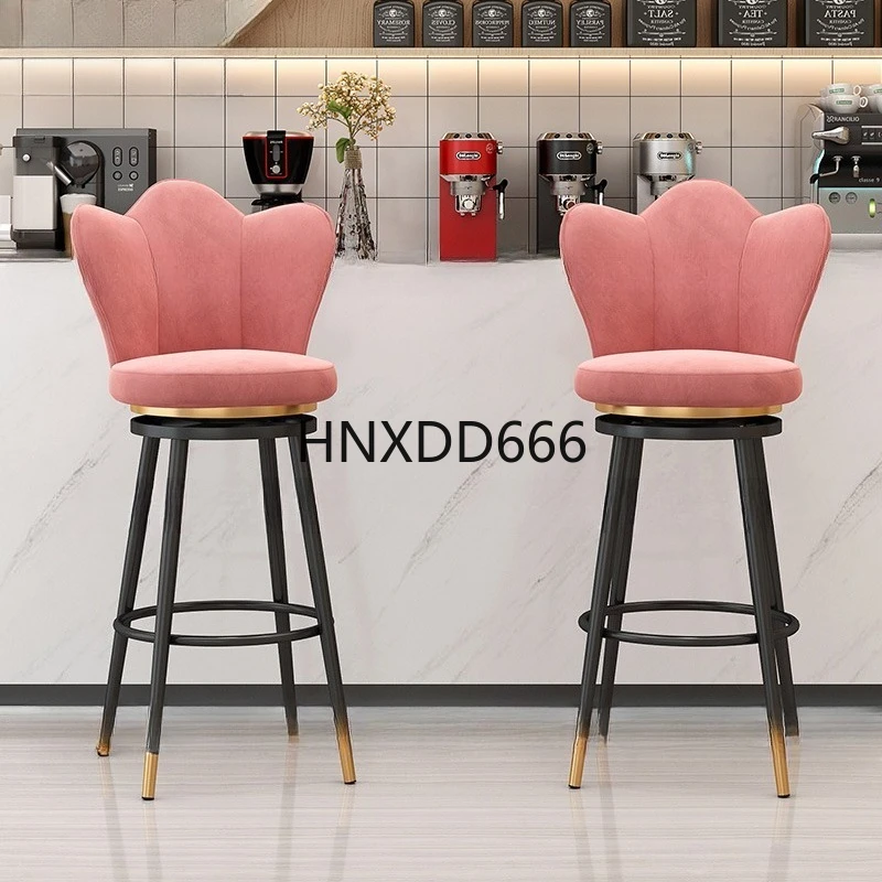 Barstuhl, drehbar, leicht, luxuriös, modern, einfache Rückenlehne, Zuhause