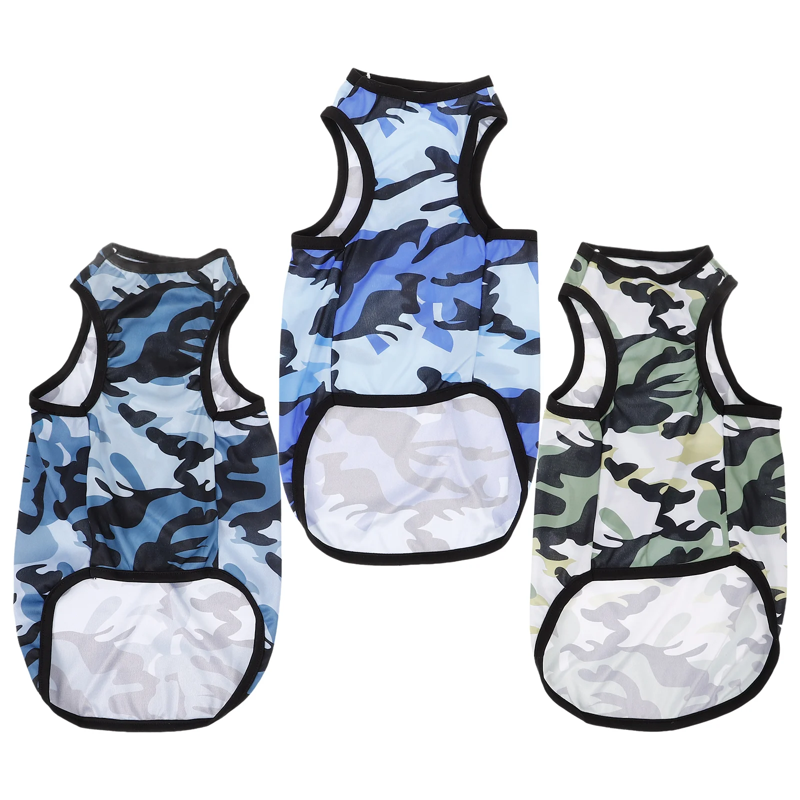 

Pet Vest Shirt Camouflage Dog Shirts Puppy Clothing Outfits Summer Clothes Cute for Dogs Apparel