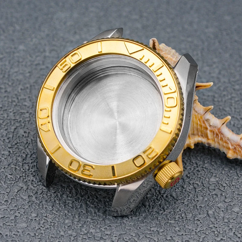 NH35 Case Seiko Bezel Insert SPB185 SPB187 Stainless Steel Watch Case Fit NH35 NH36 Automatic Movement Men Diving Watch Case