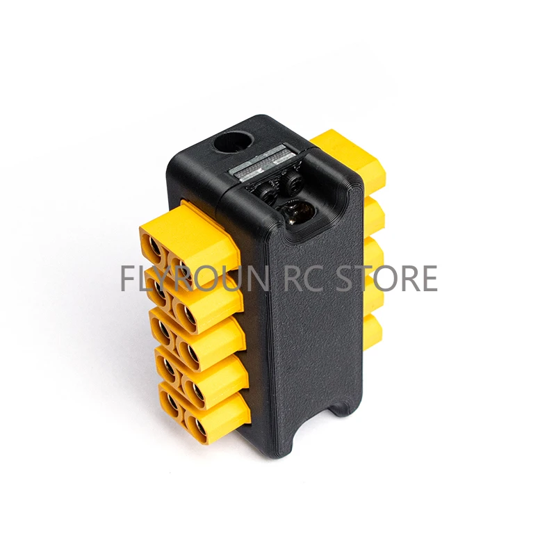 1PCS XT90 Power Distribution Board / Expander / Splitter Upgraded Version 1-to-10 Power Distributor for RC Model DIY Accessory