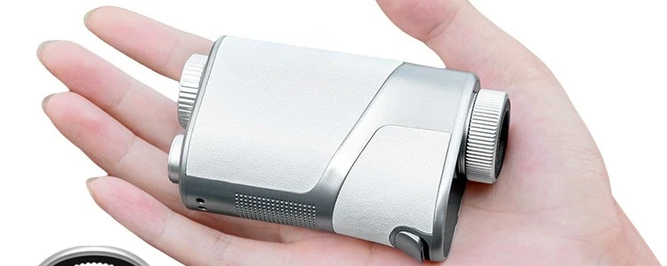 Mini color screen golf rangefinder UV detection slope compensation lock flag vibration measuring instrument telescope
