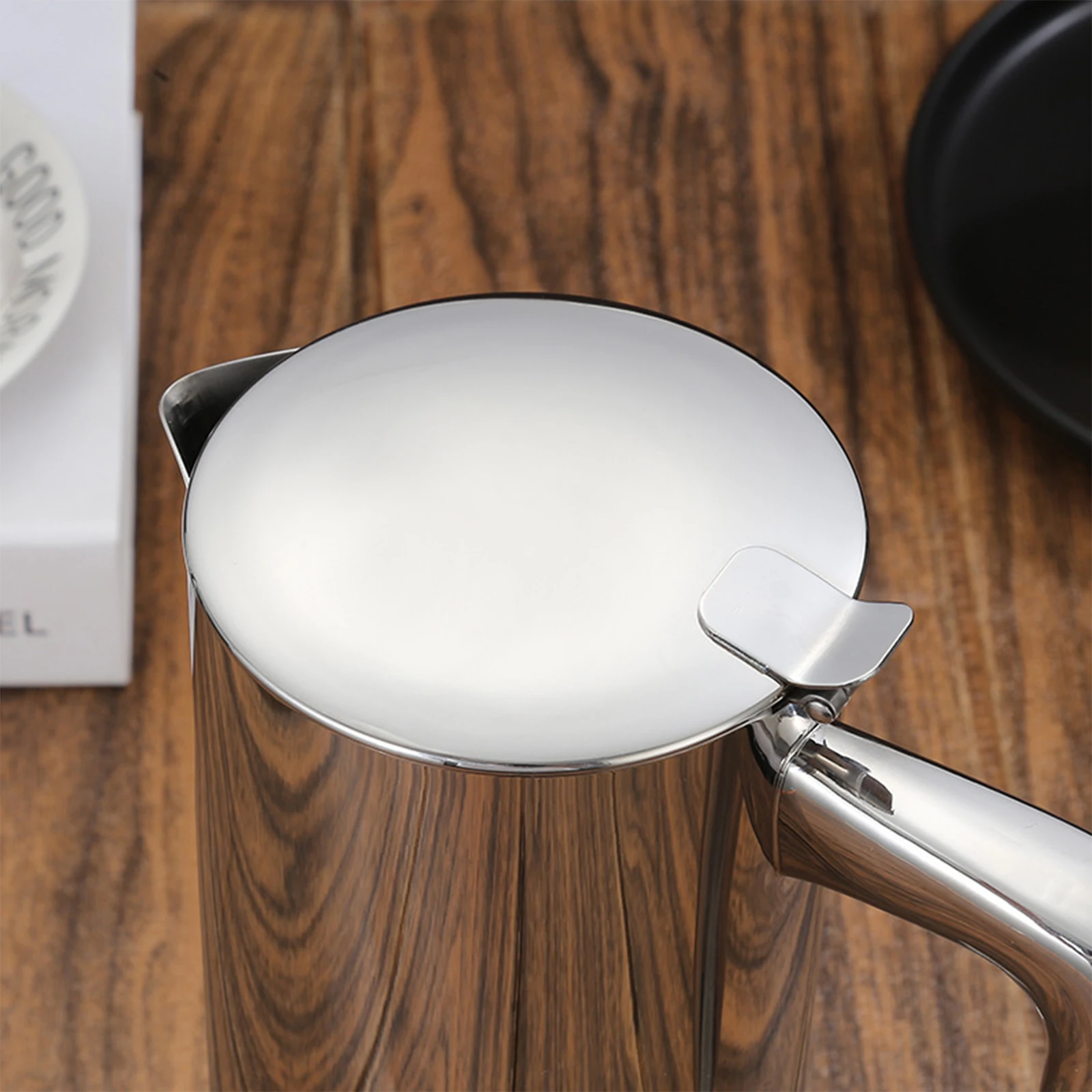 وعاء موكا 300 مللي/200 مللي 304 ماكينة صنع الاسبريسو من الفولاذ المقاوم للصدأ مع تصميم دورق القهوة مناسبة لموقد الغاز اليوناني