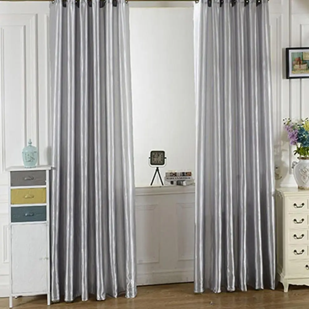 

Blackout Curtains, No Odor Rod Through Curtain, Room Darkening Window Curtain for Bedroom, Kitchen Living Room Window Drapes