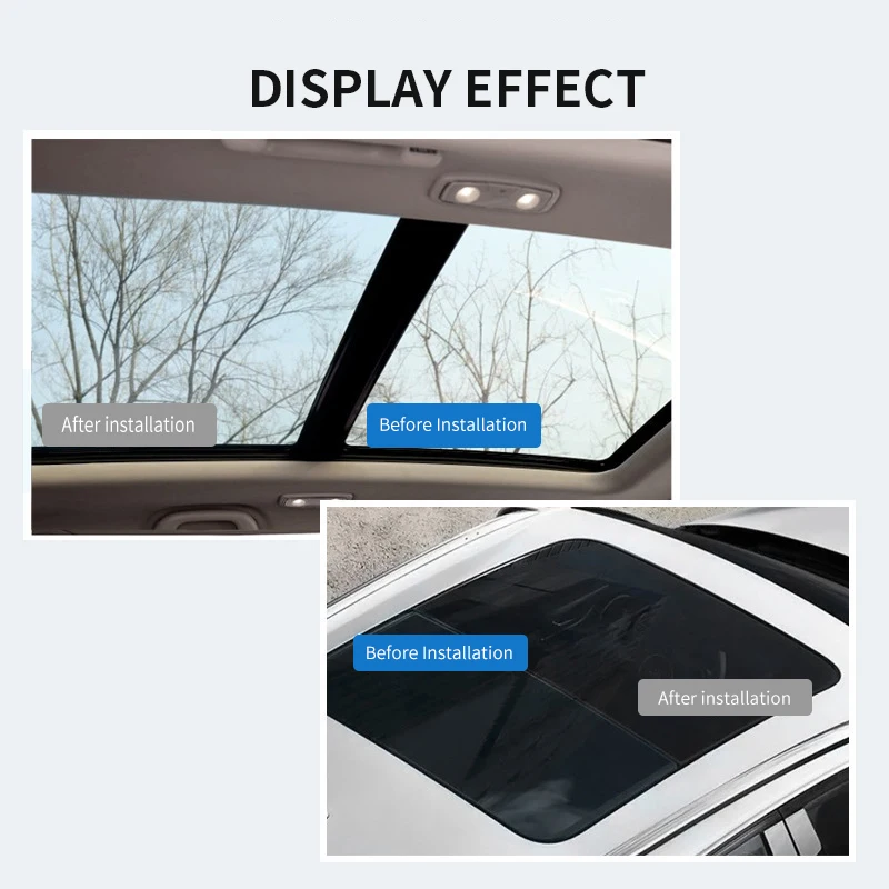 Film Pelindung Sunroof Mobil Glossy Tpu Ppf Bebas Gelembung Hitam Vinyl Film Pelindung Mobil Vinyl Wrap