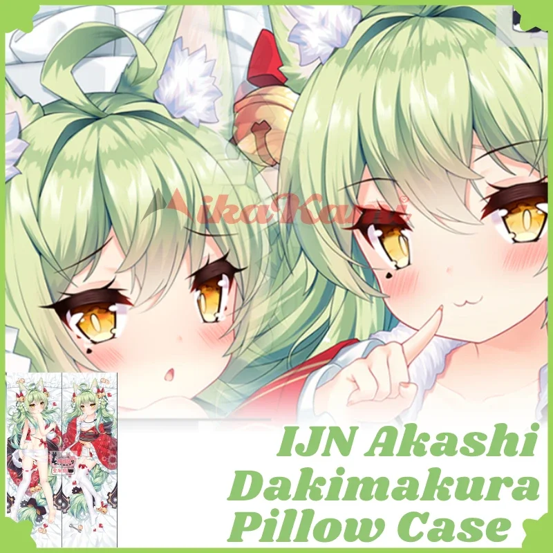 

IJN Akashi Dakimakura Azur Lane Game Sexy Pillowcase Full Body Hugging Pillow Case Otaku Cushion Cover Bedding Home Decor Gift