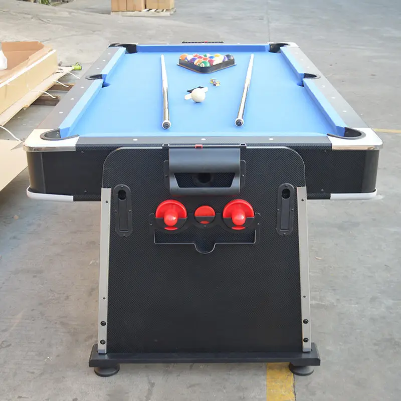 Hot-selling new 7-foot flippable multi-function game table, three-in-one pool table
