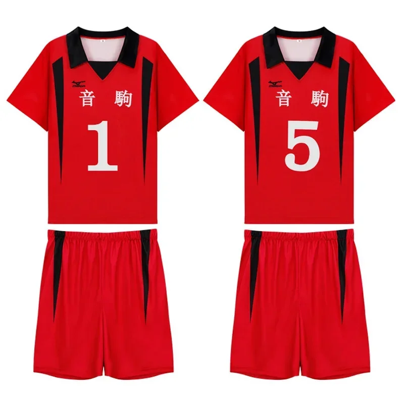 Uniforme de Voleibol de la Escuela Secundaria Nekoma de Haikyu para Niños, Jersey de Kenma Kozume, Tetsurou Kuroo, Disfraz de Cosplay, Ropa Deportiva