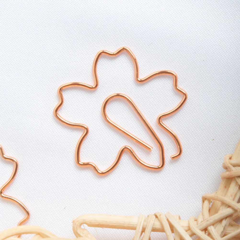 

20pcs Shaped Bookmark Clips Stainless Steel Paper Clamps For Notes Cards Photos Office Supplies Memo Clip File Holder