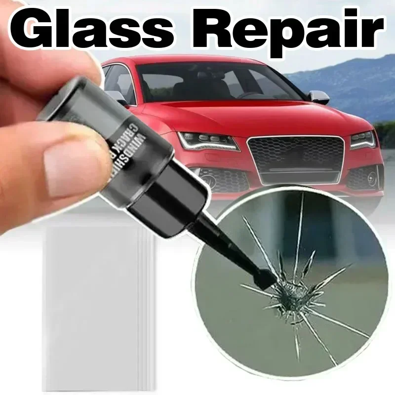 1-4pcs Car Windshield Windscreen Glass Repair Resin Kit Auto Vehicle Casement Fix Tools Car Windshield Cracked Repair Glue