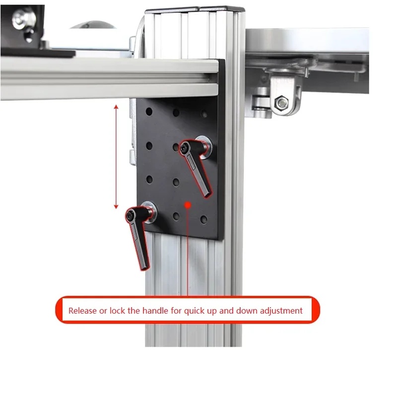 Kundenspezifisches Aluminiumprofil 3090 Game Driving Simulator Lenkrad-Sitzhalterung Sim Racing Chair Sim Rig DIY Sim Racing Cockpit