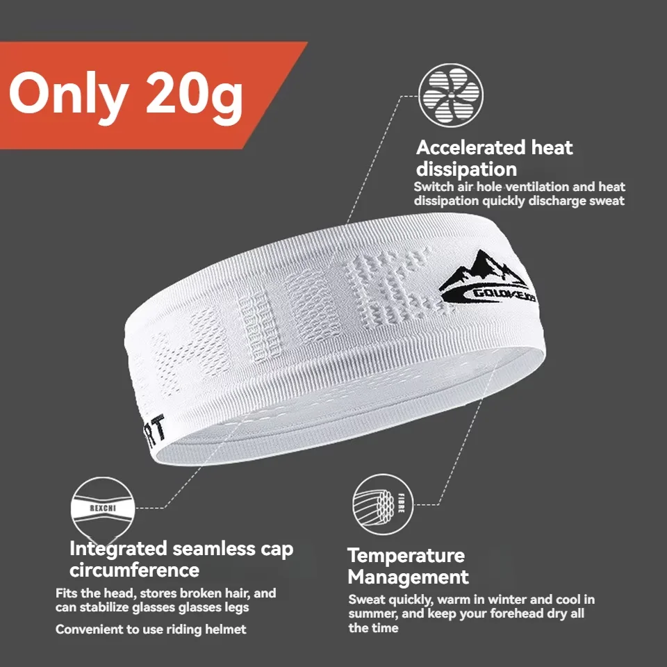 Cooling Stretchy Visor Unisex Sweatband for Men and Women No Slip Band Lightweight Performance Running Sun Protection