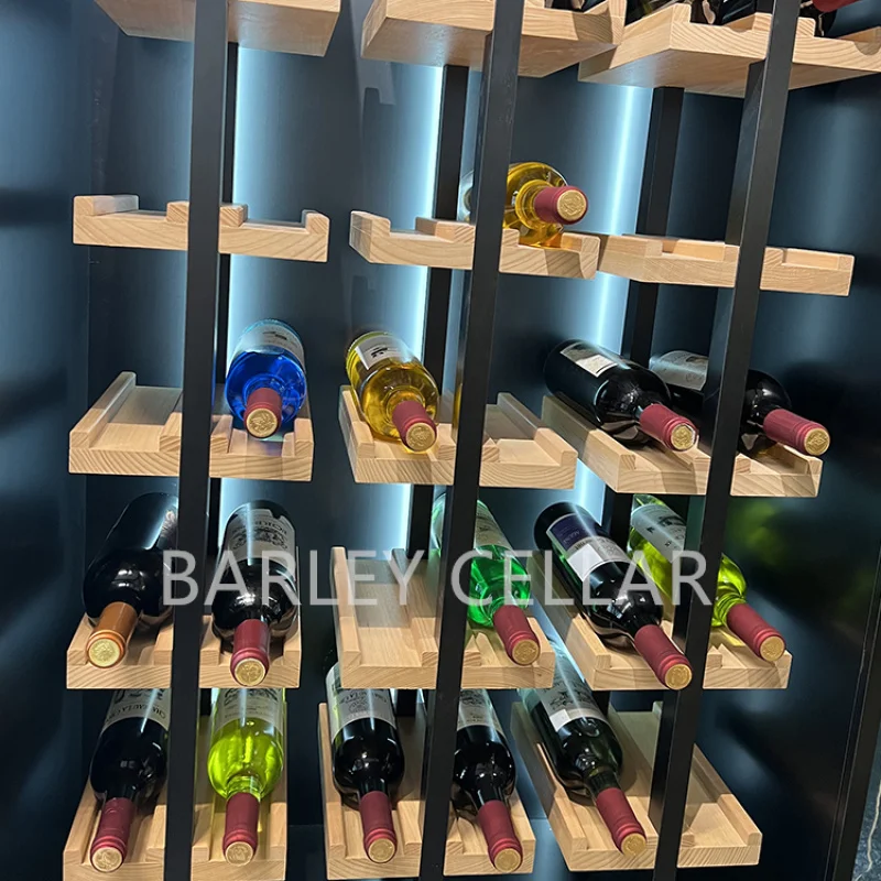 benutzerdefinierte.BARLEY Keller 2026 Neues Design Display Weinkeller Wand mit Lüfter Kühlsystem