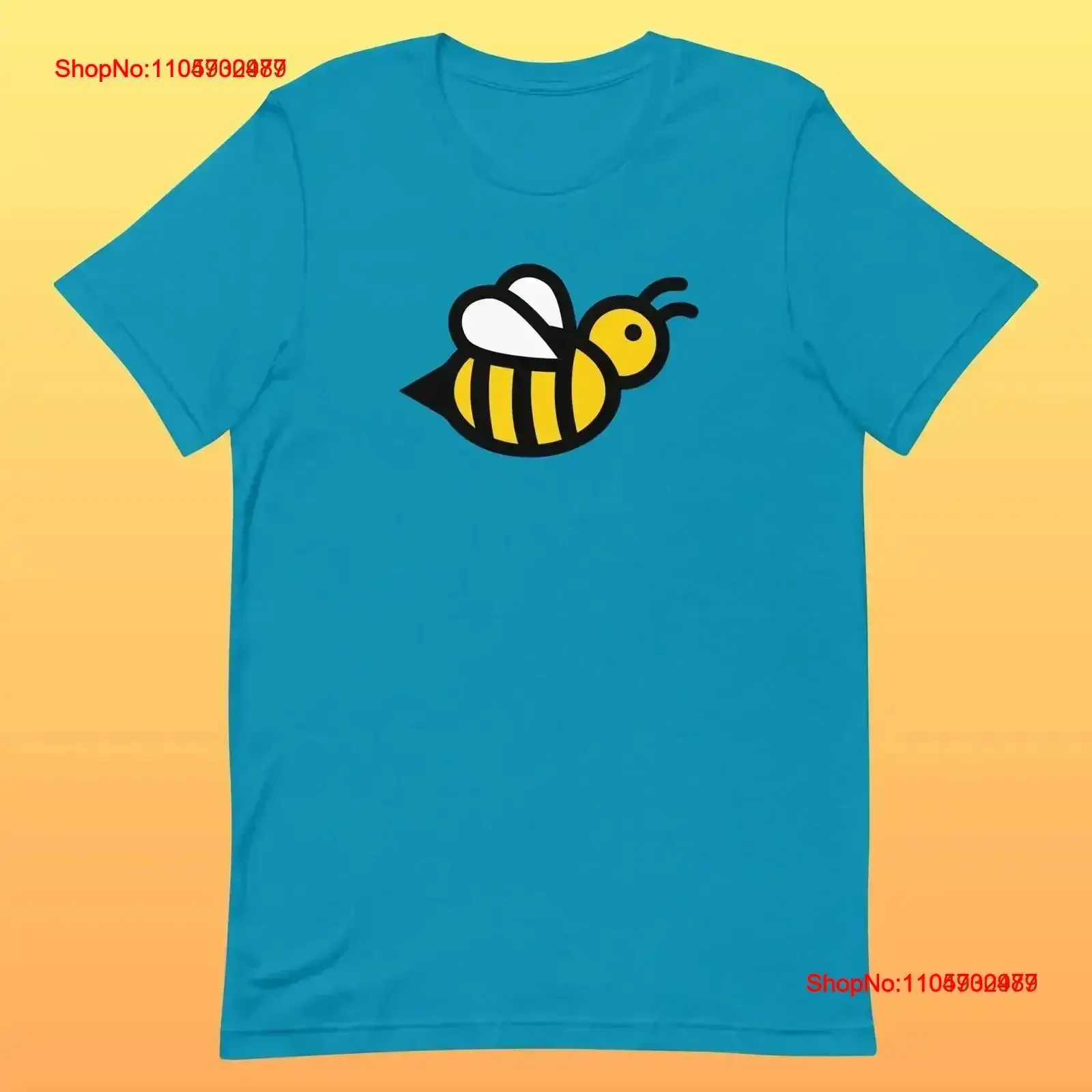 Cute Colorful Bumble Bee T Shirt A Simple Adorable Design for Animal and Honey Lovers vintage Washed designer clothes vintage