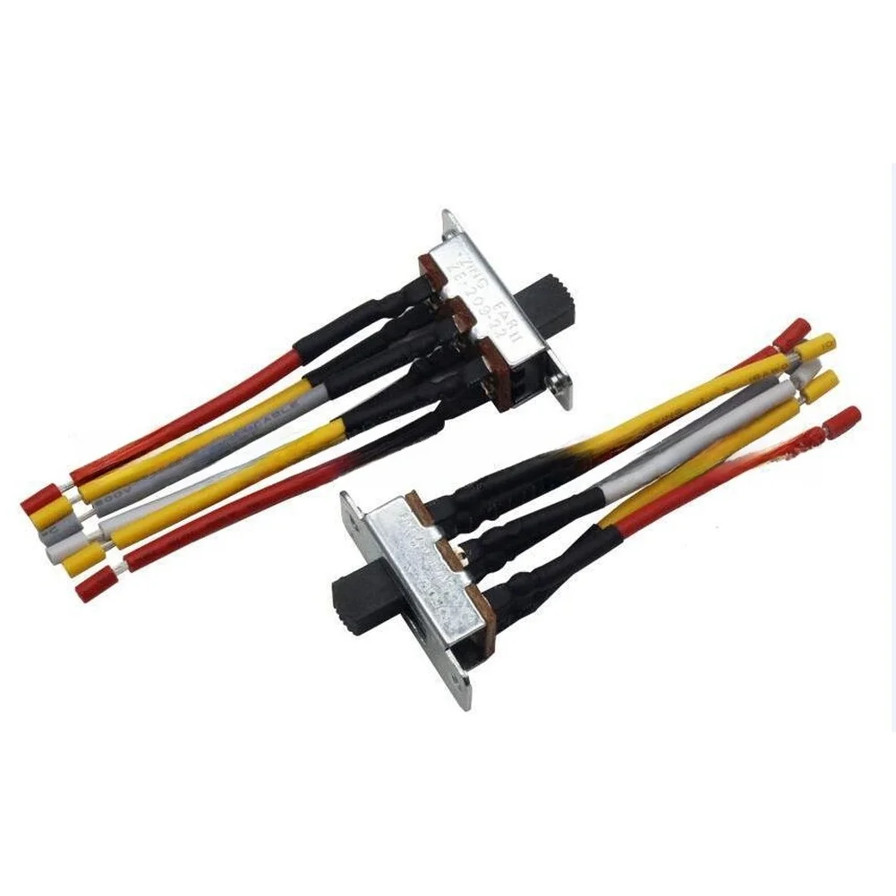 6 Pin 2 Position DPDT ON-ON For TOGGLE Switch with Wire Harness Supporting Dual Circuit Control at 250VAC 3A UL CUL Verified