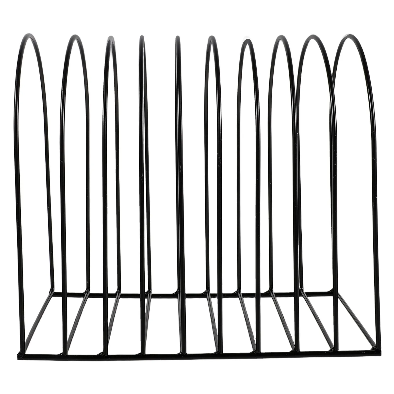 Metal Vertical File Sorter Wire Desktop Bookshelf Organizer Book Rack Binder Holder Office File Organizer for Desk